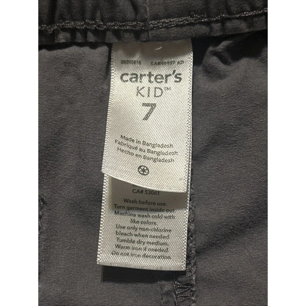 Carter’s Gray Elastic Waist Shorts Boys Size 7